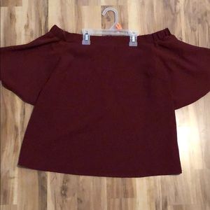 Off the shoulder shirt